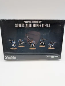 Warhammer 40k Space Marine Scouts with Sniper Rifles New, Sealed! - Picture 1 of 4