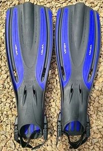 Oceanic Viper XS Tauchflossen - Open Heel Tauchen Schnorcheln Schwimmflossen - Blau/Schwarz - Bild 1 von 10