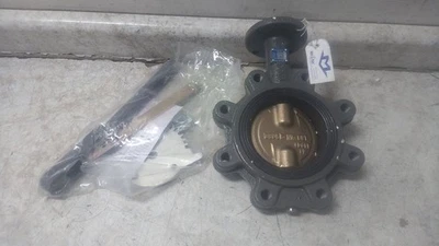 Milwaukee Valve CL223E 4 4 In Pipe Size Cast Iron Body Lug-Style Butterfly Valve - Image 1 of 4