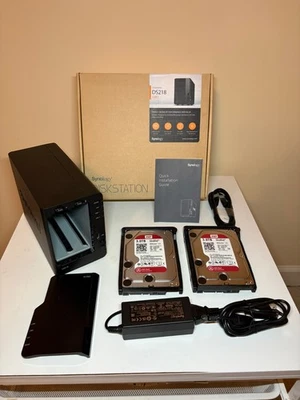 Synology 2 Bay (DS218) DiskStation (2x3TB drives included) - Image 1 of 4
