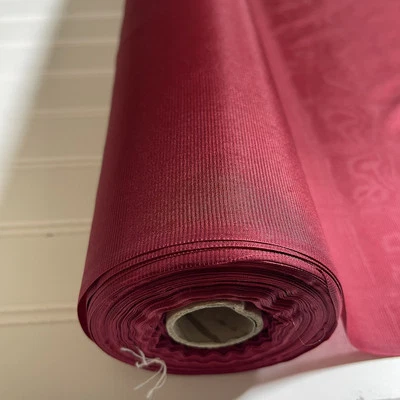 SILK MAROON FABRIC 3 Yards x 22 Inches Wide or 108 Inches x 22 Wide - Image 1 of 4