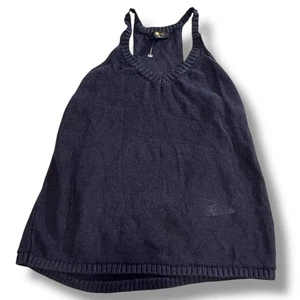 Camiseta sin mangas suéter cuello halter 100 % lino Banana Republic para mujer talla grande - Imagen 1 de 5