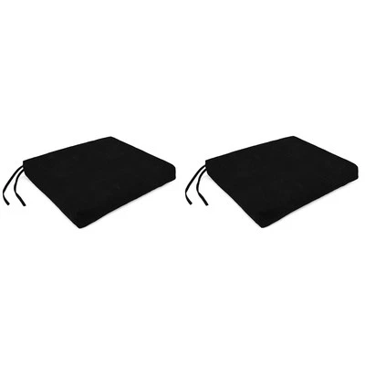 Новый открытый стул подушечки сиденья подушки с галстуки 19 «x 17», 2-Pack, выцветания устойчивый - Изображение 1 из 2