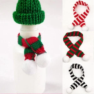 Christmas accessories woolen scarf mini decorative Miniature scarf small scarf - Picture 1 of 11