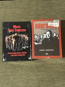 Season 1 And 2 Of The Sopranos On VHS, Season 2 Box Is Sealed Brand New - Picture 1 of 3
