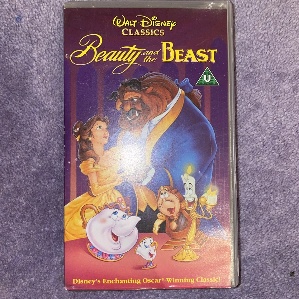 Beauty And The Beast (VHS/SUR, 1993) vgc Walt Disney classics video Belle - Image 1 of 1