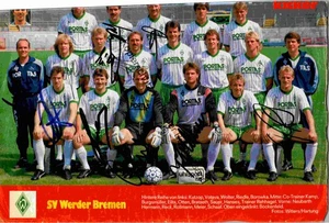 Original Autogramme SV Werder Bremen /// Autograph signiert signed signee 342981 - Picture 1 of 2