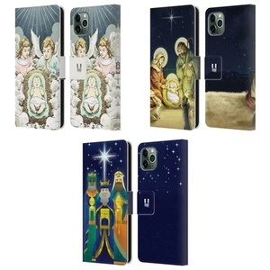 HEAD CASE DESIGNS NATIVITÉ ÉTUI COQUE EN CUIR POUR APPLE iPHONE TÉLÉPHONES - Photo 1 sur 9