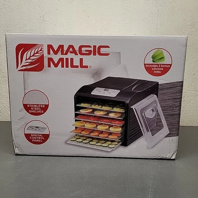 Magic Mill Commercial Food Dehydrator Machine Stainless Steel Trays Adjustable - Image 1 of 3
