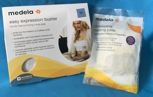 Medela Easy Expression Bustier Gr. Medium + Einweg-Geldbeutelunterlagen - Bild 1 von 5