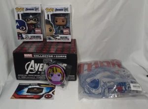 Funko Pop Marvel Endgame Collector Corps 85 Years Box 2XL T Shirt THOR. NOB - Picture 1 of 10