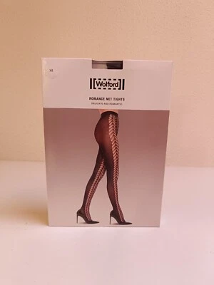 Wolford Romance Net Tights Strumpfhose Schwarz 19367 (XS) - Bild 1 von 4