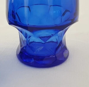 2pc Viking Glass GEORGIAN BLUE (BLUENIQUE) 8 ounce Whiskey Glasses Set - Picture 1 of 10