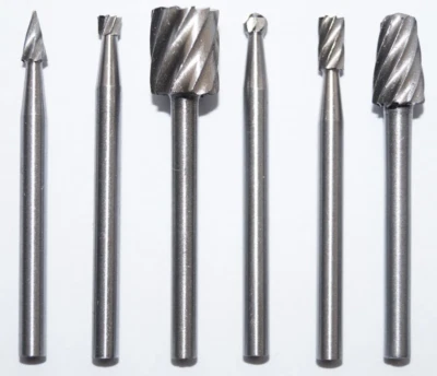 6x HSS Fräser Set für Proxxon Dremel etc Holz Fräse Fräsen Oberfräse CNC 6 tlg - Bild 1 von 4