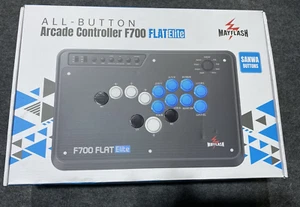 F700 FLAT Elite Wireless Arcade Stick Leverless All Button Controller with Sa... - Picture 1 of 6