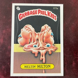 1986 Topps GARBAGE PAIL KIDS Set MELTIN' MILTON #177a* GPK OS5 NM/MNT+ *HI GRADE - Picture 1 of 2