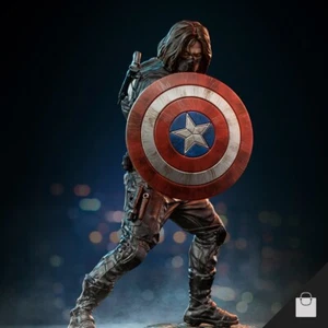 Iron Studios Winter Soldier Statue Figure 1:10 Marvel MCU Captain America Rare - Picture 1 of 20