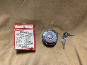 1961-1968 Ford, Thunderbird, Mercury NOS chrome locking gas cap w/keys C4RZ9030B - Bild 1 von 5