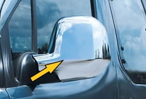 Chrome Mirror Cover For Peugeot Partner Tepee 2008-2012 2PCS - Picture 1 of 3