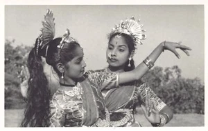 India - Indian Folk Dance - REAL PHOTO - Picture 1 of 2