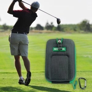 Golf Entfernungsmesser Tasche mit Karabiner Clip Hartschale EVA stoßfeste Tragetasche - Bild 1 von 8