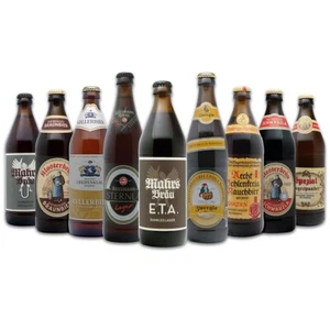 9er Paket Biere aus Bamberg Kellerbier / Dunkles / Rauchbier - Bild 1 von 1