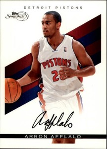 2008-09 Topps Signature Facsimile Black Basketball Card #TSAA Arron Afflalo /289
