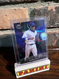 Mega caja de béisbol Sammy Sosa 2023 Leaf Trinity púrpura acero estrellas 53/99 Chicago - Imagen 1 de 2