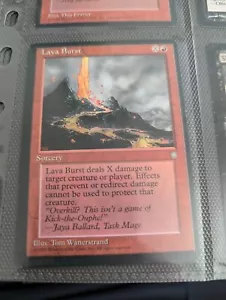 1x Lava Burst Eng MTG - Ice Age - Picture 1 of 1