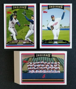 2006 Topps ~ CLEVELAND INDIANS ~ 30 Card Team Set Series 1 & 2 with Update - Picture 1 of 5