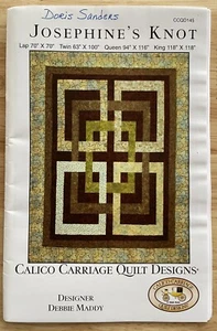 Josephine’s Knot Quilt Pattern By Calico Carriage Quilt Designs Debbie Maddy - Bild 1 von 2