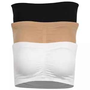 Summer Wireless Bandeau Bras for Women Removable Pads Bra Strapless Seamless ... - Picture 1 of 6
