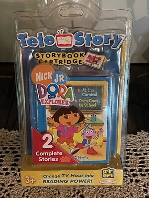 Dora! Cartuchos de livro de histórias Tele Story Nick Jr cartucho de 2 histórias Dora Explorer 3+ - Imagem 1 de 2
