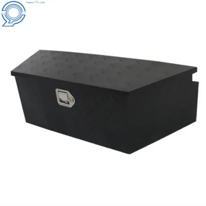 Black 39"X16.5"X12" Trailer Tongue Tool Box Pickup Truck Bed Storage Toolbox - Picture 1 of 13