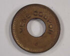 New ListingVens Coupon 35054 Brass Donut Trade Token