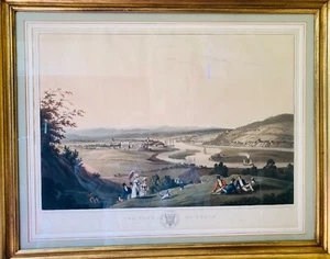 Serie de impresiones antiguas enmarcadas de colección: vistas de Clark en Escocia la ciudad de Perth - Imagen 1 de 12