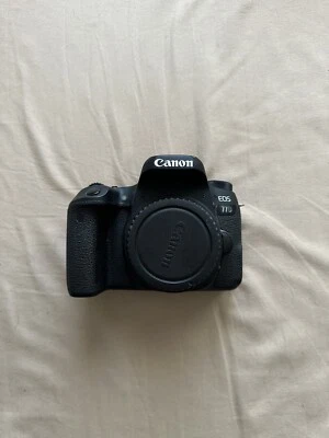 Canon EOS 77D 24.2 MP Digital SLR Camera with EF-S 18-55mm Lens - Black - Image 1 of 4