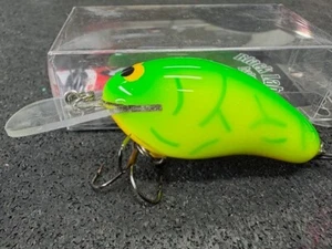 Black Label Balsa - Prowler MR - Custom Balsa Crankbait - Lime Coach Dog Color - Picture 1 of 1