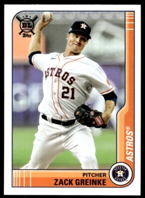 2021 Topps Big League Zack Greinke Houston Astros #150 - Image 1 of 2