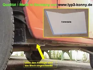 Rep-blech Kotflügel A-Säule Renault R4 Fourgonette Kastenwagen unten re & li - Bild 1 von 3