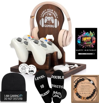 Juego de regalo de cumpleaños para jugador niño de 10 años, divertido juego de regalo de cumpleaños para jugador (6 piezas) Foto 1 de 4