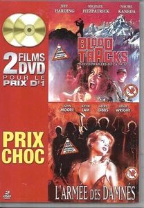 DVD 2 FILMS BLOOD TRACKS ET L'ARMEE DES DAMNES JEFF HARDING/ JOHN MOORE 2006 - Picture 1 of 2