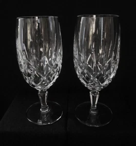 Gorham Crystal Cut Glass Lady Anne 7 5/8" Iced Tea 12 oz. Capacity Lot of 2 - Picture 1 of 3