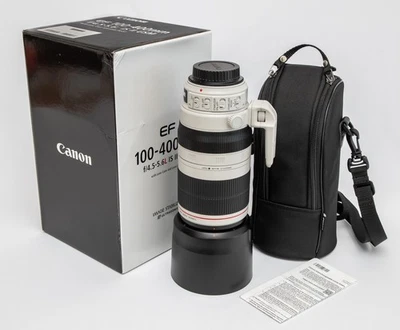 CANON EF 100-400mm f/4.5-5.6L IS II USM Lens in PRISTINE CONDITION  - image 1 of 4