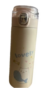 1 Pc 304 Stainless Steel Bouncing Peas Insulated Cup Student Portable Sport - Picture 1 of 7