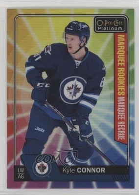 2016-17 O-Pee-Chee Platinum Rainbow Color Wheel Kyle Connor #197 Rookie RC - Image 1 of 2