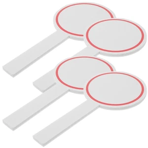Juego de respuesta borrable de 4 piezas para votar tarjetas de juez de paleta de estudiante - Imagen 1 de 12