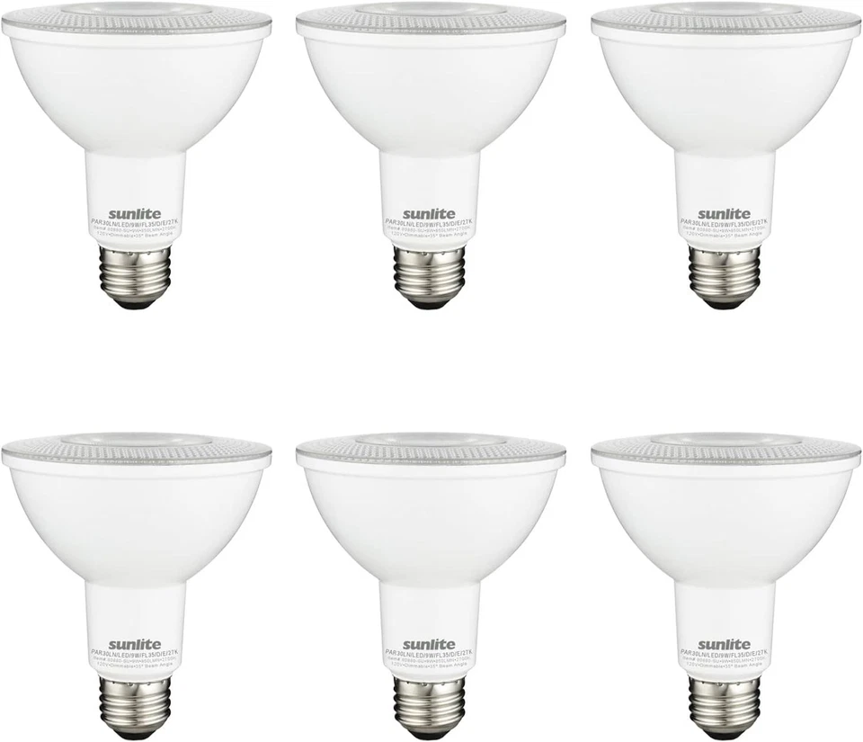 LED 10W, 75WW, Long Neck PAR30LN Reflector Spotlight Light, 40° 2700K, E26 - Image 1 of 1
