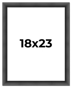 18x23 Frame Black Passaggi Solid Wood Picture Frame Width 1.5 Inches | Interior - Picture 1 of 9