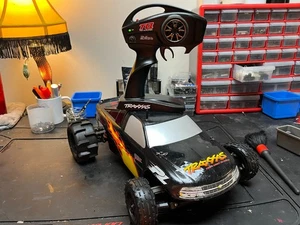 Dirt Drag Traxxas Rustler Castle ESC VXL Motor Full Bearings With Transmitter - Picture 1 of 21